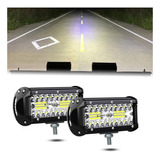 Par Faros 7 Auxiliares 120w Triple-fila 6000k 40led