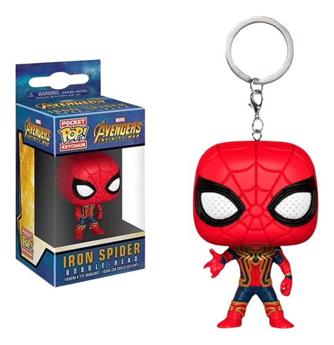 Funko Pop Llavero Keychain Iron Spider Avengers Infinity War