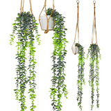 Plantas Colgantes Artificiales Colgadores De Plantas, M...