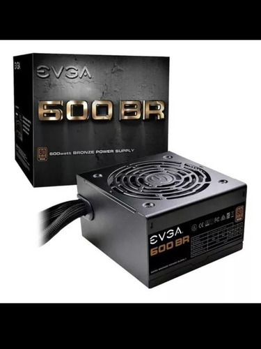 Fuente Evga 600watts 80 Plus Bronce Color Negro