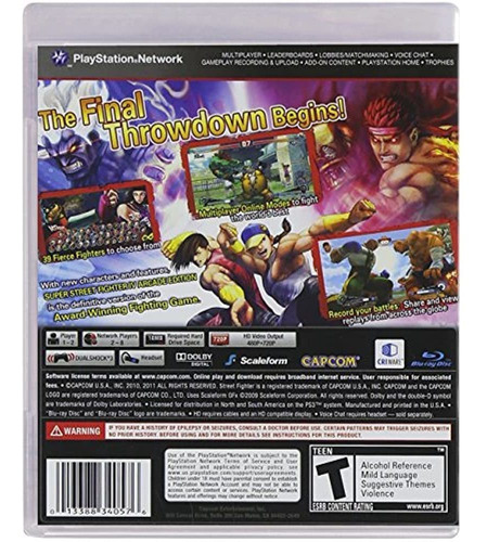 Super Street Fighter Iv: Edición Arcade - Playstation 3