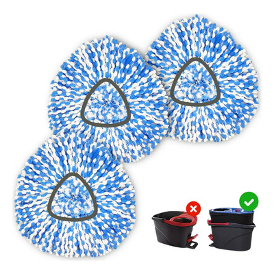 3 Piezas Repuesto Cabezales Trapeador Para Vileda RinseClean | MercadoLibre