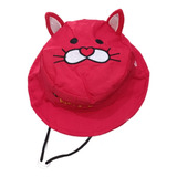 Gorro Pescador Bucket Hat De Niño-niña Gato