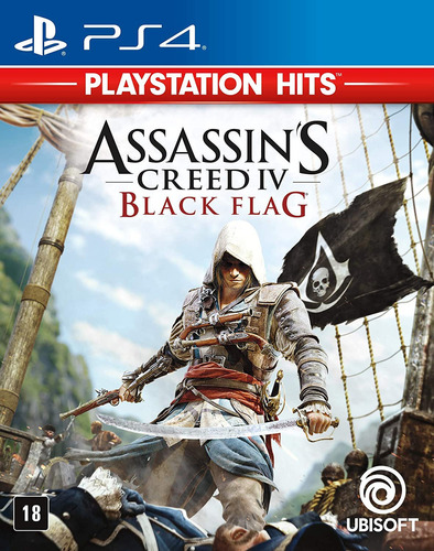 Jogo Assassin's Creed Iv Black Flag Ps4 Mídia Física Lacrado