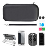 Kit De Accesorios Estuche Para Nintendo Switch Oled 17 En 1