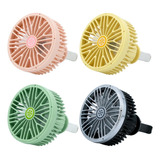 4pcs Ventilador De Coche, Salida De Aire, Alimentación Usb