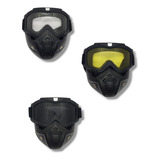 Mascara Casco Abierto Antiparra Protección Enduro - Xp Moto 