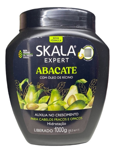 Tratamiento Skala Abacate Con Oleo De Ricino 1kg