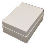 6 Cajas Plastica Electronica 75x55x29mm Marfil