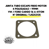 Junta Tubo Escape Freio Motor 4 Pol 99mm Vw Ford Cargo