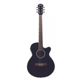 Guitarra Electroacústica Washburn Wa45ce Bk Negra