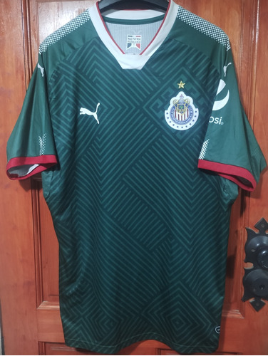 Camiseta Chivas De Guadalajara Año 2017/18 Recambio Xxl Orig