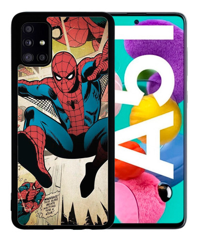 Funda Galaxy A51 Spiderman Vintage Uso Rudo Tpu / Pm 