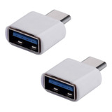 2 Adaptadores De Cable Tipo C 3.0, Convertidor Otg Usb-c Tip