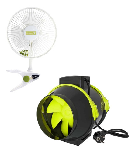 Kit Indoor Ventilador 15w Gh +  Extractor Tt 100mm