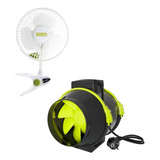 Kit Indoor Ventilador 15w Gh +  Extractor Tt 100mm