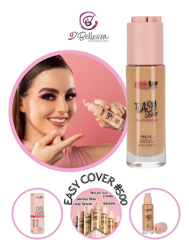 Pink Up, Base De Maquillaje Easy Cover