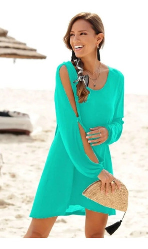 Vestido Verde Aquamarine Modal 