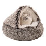 Kinoy Cama Para Gatos De Interior, Cama Tipo Cueva Con Capuc