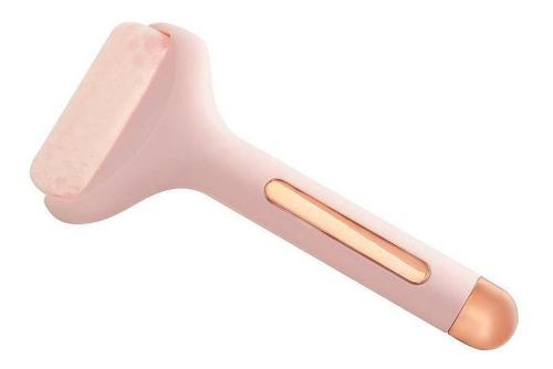 Massageador Rolo De Gelo Para Rosto Pescoço Corpo Cor Rosa