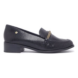 Mocassim Feminino Ramarim Loafer Salto Baixo 