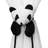 Prendedor De Cortina Bebê E Infantil Panda Branco