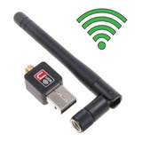 Adaptador Usb 2.0 Wifi 802.11n Con Antena Wireless 300mbps