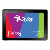 Unidad Ssd Stylosstmssd2b Negro 240gb Sata Iii 2.5 