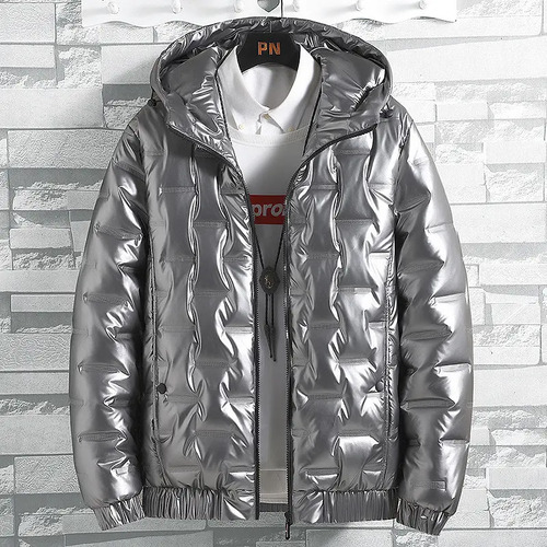 Chamarra Térmica De Piel Brillante Para Hombre, Versión Core