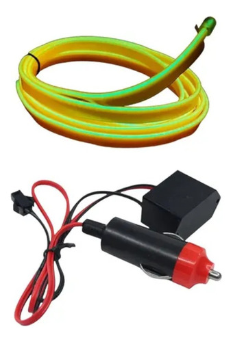 Wire Hilo 3m Luminoso Luz Neon Dj Cable Led Tira Neon 12v
