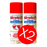 Stretch Deco Pintura Removible Pelable Rojo X2