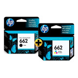 Kit Cartuchos Originais Hp 662 Preto + Color 2516 3516 1516 