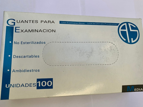Guantes Latex Descartables / Caja X 100 Un.