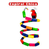 Espiral De Madera Chica Pepe's Toys Loros Ninfas Agapornis 