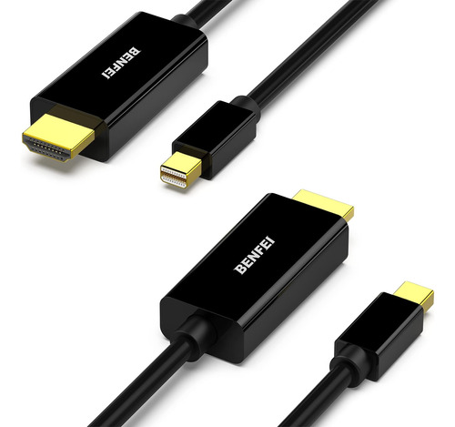 Cable Mini Displayport A Hdmi, Paquete De 2, Cable Benfei Mi