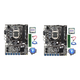 2 Placas Base B75 Eth Mining 12 Pcie A Usb Lga1155 Con G5