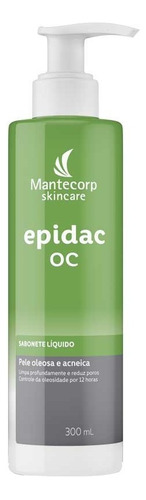 Epidac Oc Sabonete Líquido (oleosa/acneica) 300ml -mantecorp