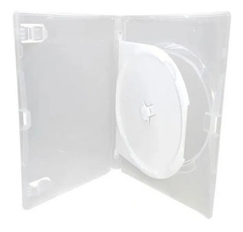 Estojo Box P/ 2 Dvd Capa Transparente Amaray - 100 Und.