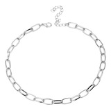 Cathercing Gargantilla Para Mujer, Collar De Cadena Con Esla