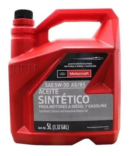 Aceite 100% Sintético 5w30 Motorcraft Diesel Y Gasolina 5l