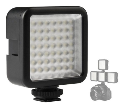 Iluminador Led Luz De Video 49 Luces Led Camara W49 