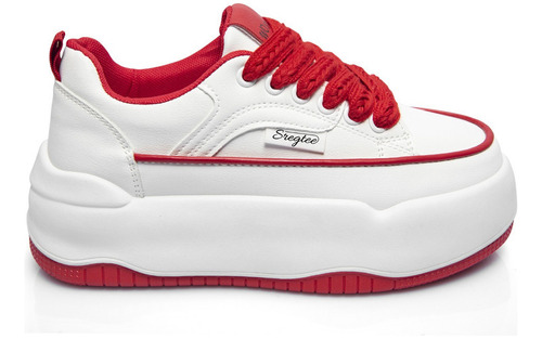 Tenis Dama Plataformas Casual Blancos Mujer Lnkfuu