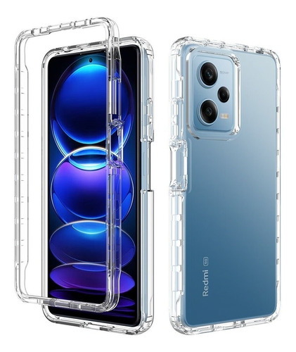 Funda De Teléfono Transparente 360 Full Cover Para Xiaomi Re