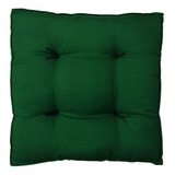 Almofada Para Cadeira Futon Novita 45x45cm Decoração Casa Cor Verde Bandeira