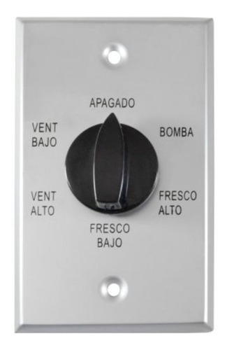 Control Para Aire Lavado Evaporativo De 6 Posiciones