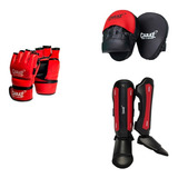 Kit De Entrenamiento Viper Canillera + Guantes + Localizador