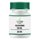 Ciclosporina 150 Mg Pote 30 Cápsulas - Uso Veterinário