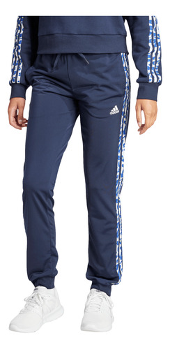 Pants adidas Essentials Animal Print 3 Stripes Mujer Azul