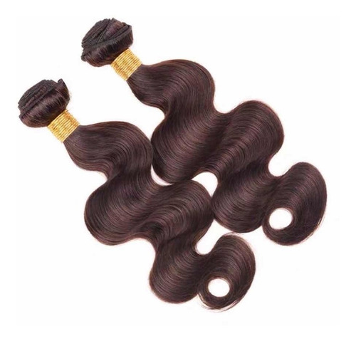 Onda Profunda 16 Pulgadas Cabello Humano Natual Castaño