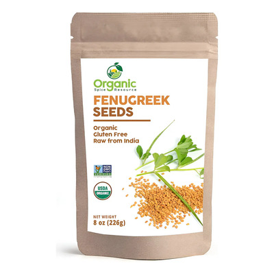 Semillas De Fenogreco Orgánicas 227g Producto India Natural | Envío gratis